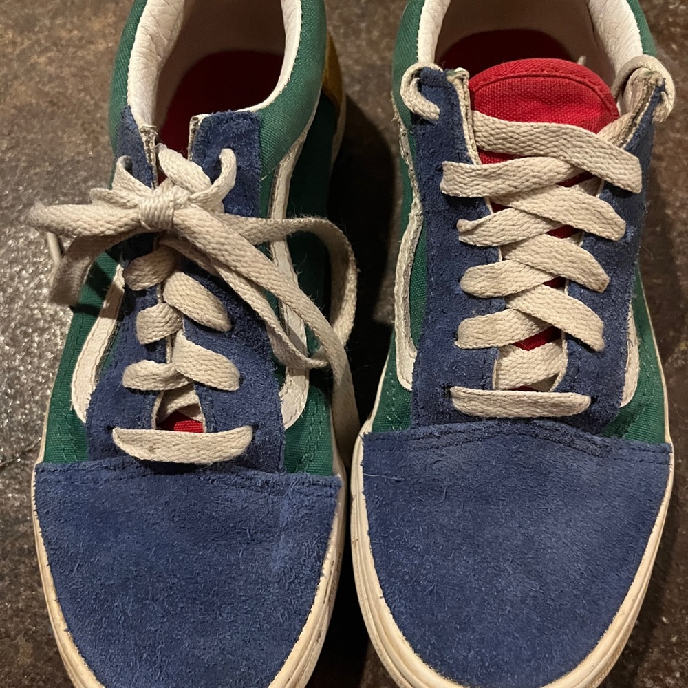 Vans Kids Shoes in Blue, Green, and Red